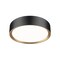 Z-Lite Kawan 1 Light Flush Mount, 12in. W x 5.25in. L, Matte Black and Modern Gold 1014F12-MB-MGLD-LED - alternate 5